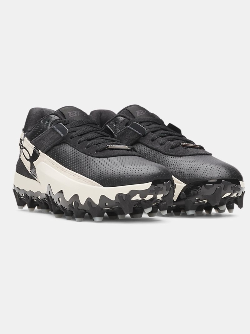 Under Armour Harper 10 Pro Tru Men’s Baseball Black White Cleats Sz 6.5 NWT